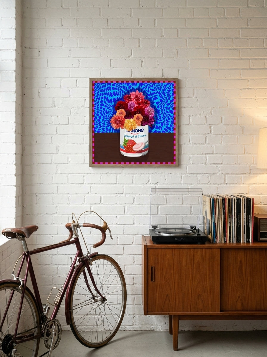 Framed square art print — Lifestyle - Home | Generated by Modelize